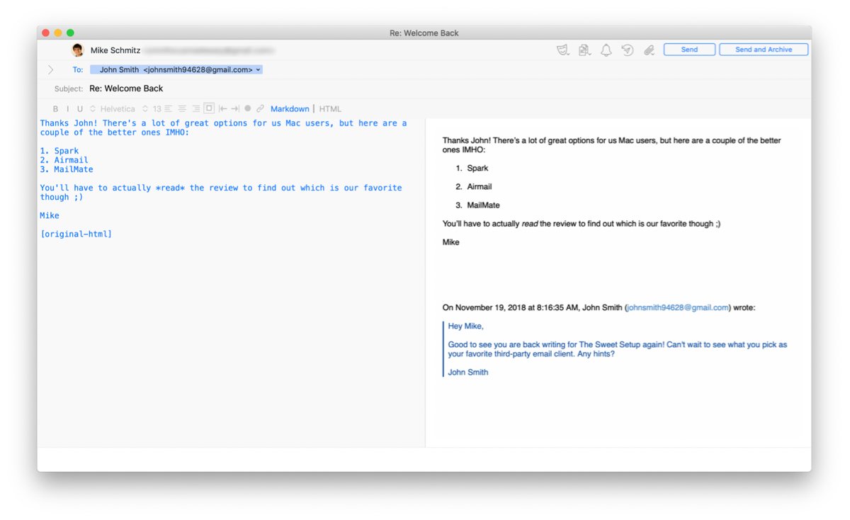 Mail client for macbook air